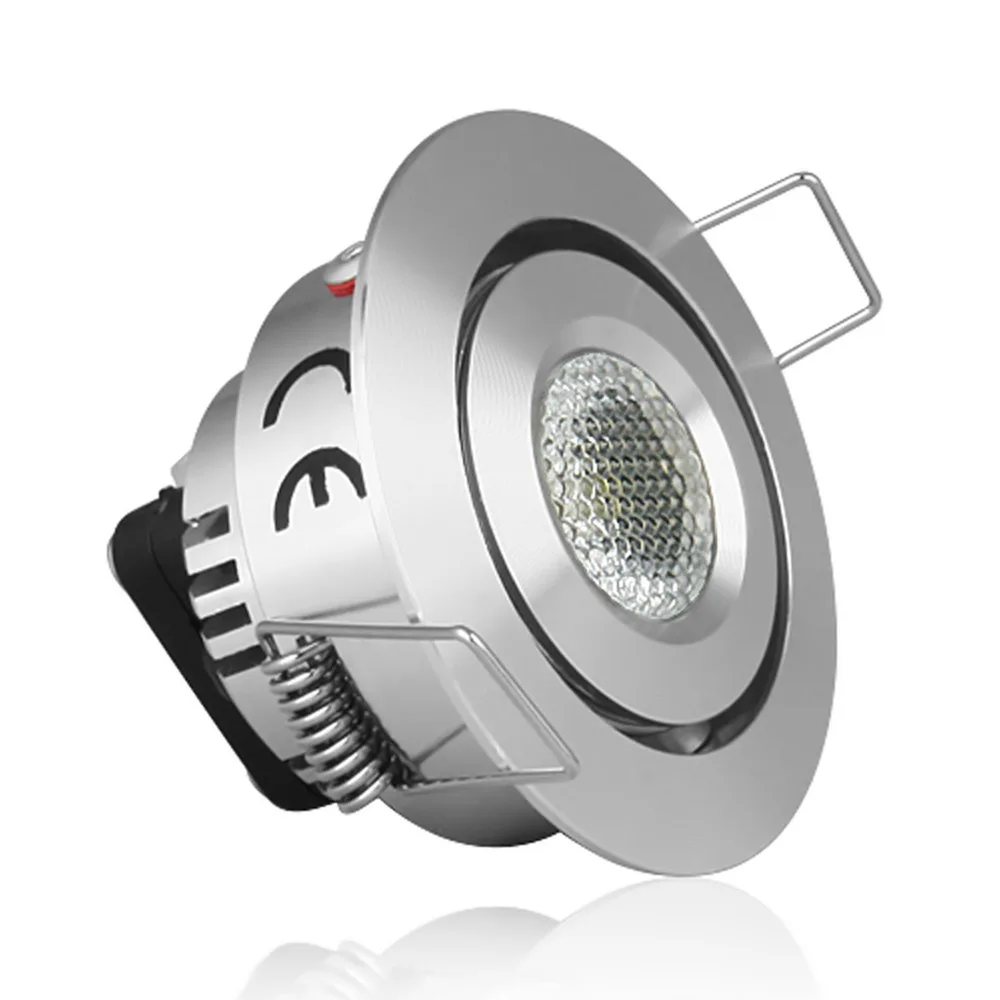 Free shipping LE 1 Watt LED downlight,12 Volt Low Voltage, Recessed