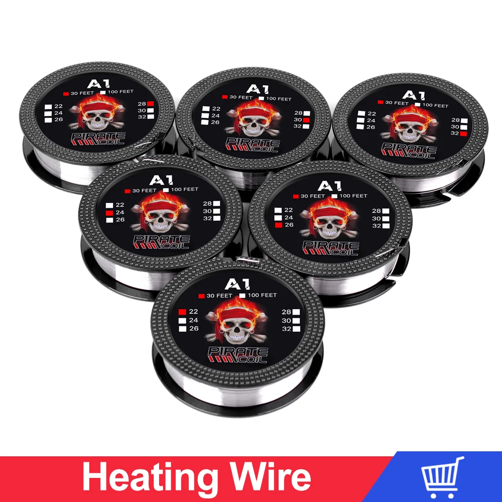 Electronic Cigarette Heating Wire A1 Resistance for DIY RDA RTA Rebuildable Atomizer Coils Vape Accessories | Электроника