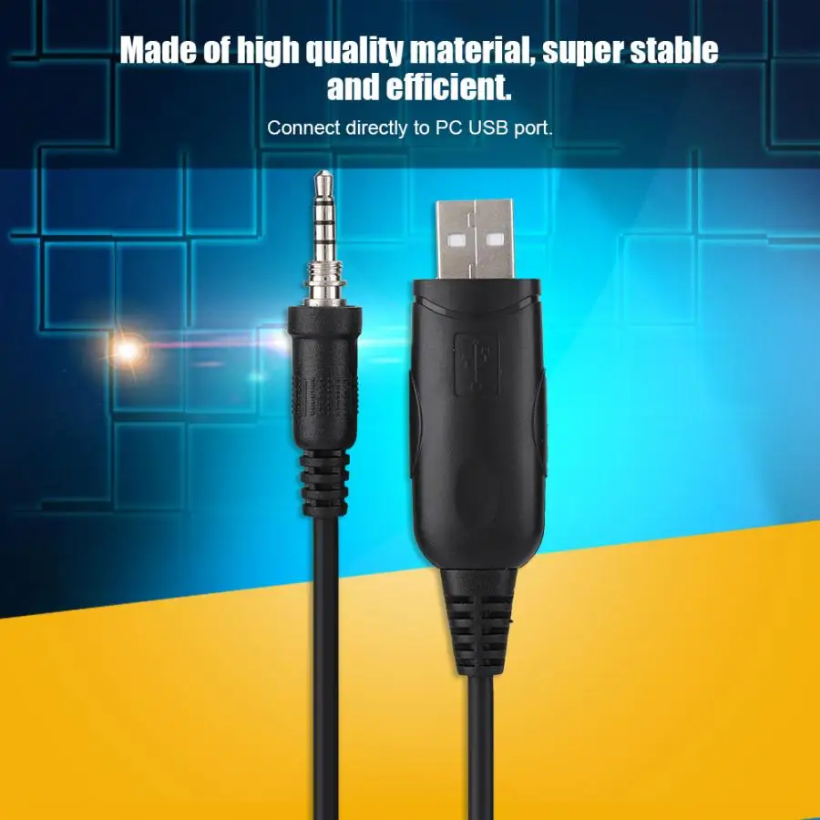 USB Кабель для программирования для YAESU VERTEX VX-6 VX-6E VX-6R VX-7E VX-7R аксессуары для рации