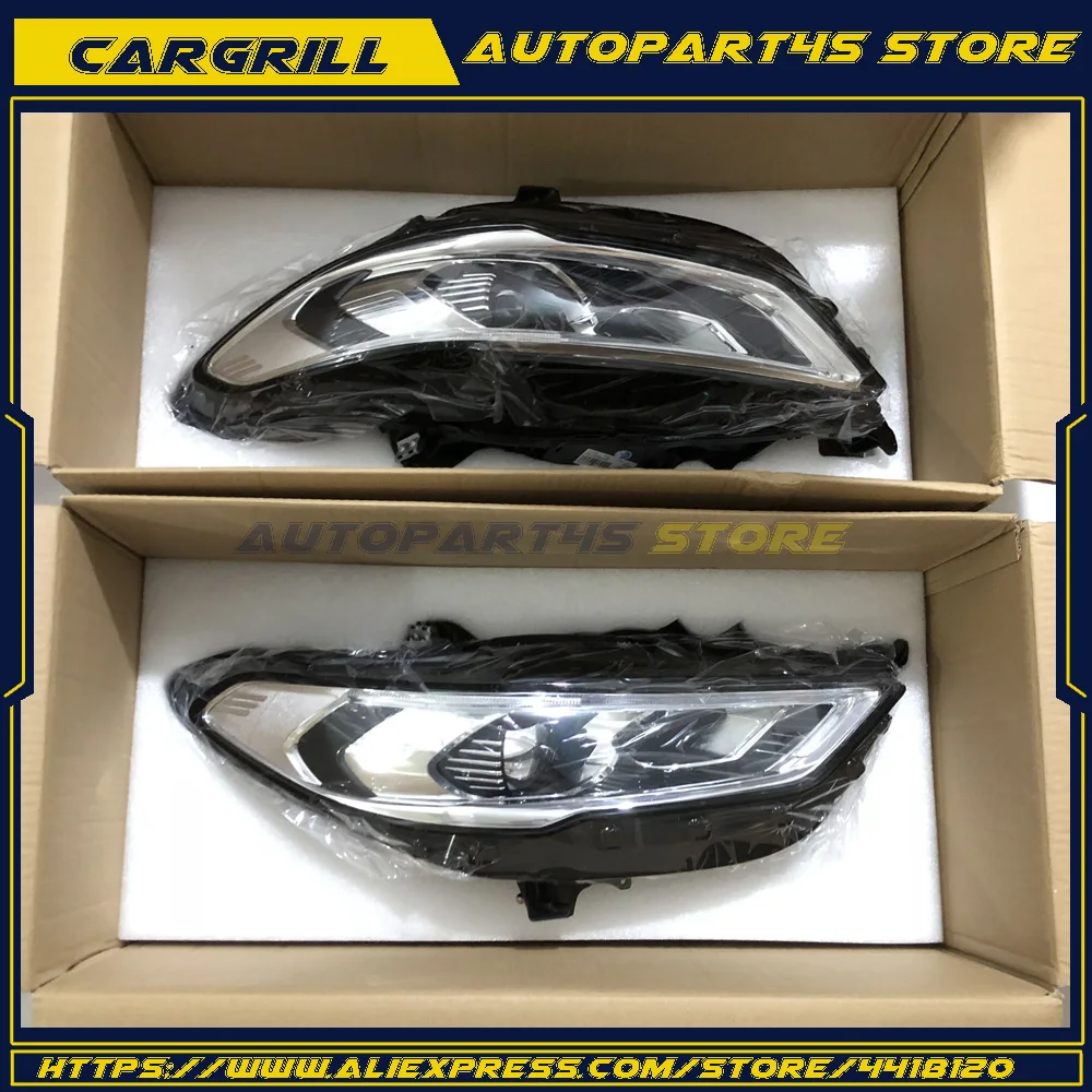 

For Ford Fusion 2 Front Bumper LED Bi-xenon Head Lamps 017-up HID Headlights