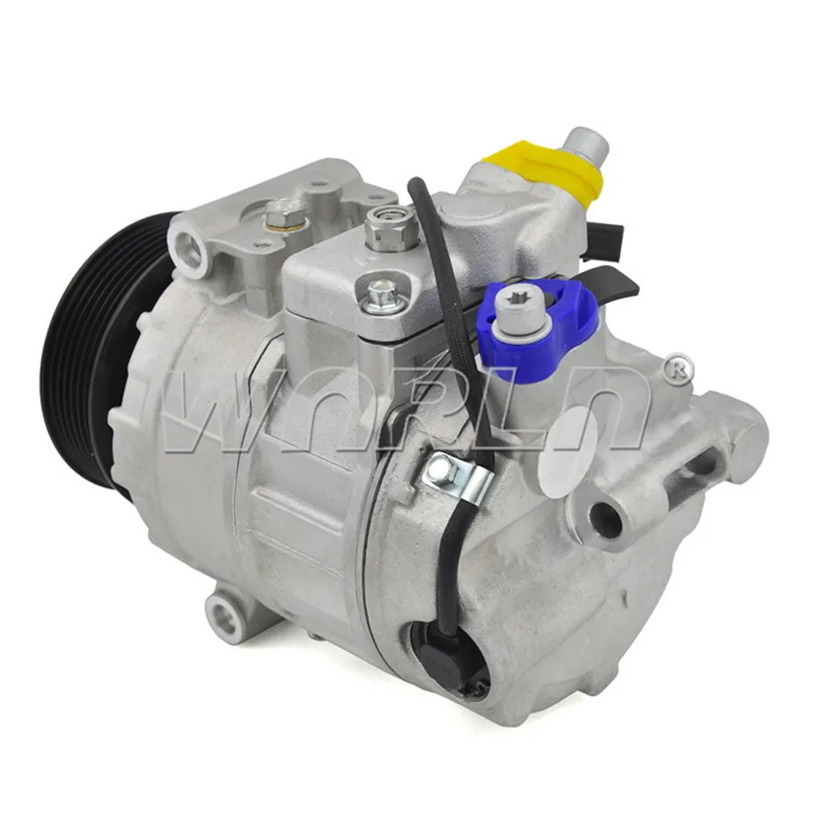  7SEU17C auto ac compressor forVW T5 Transporter Multivan Amarok 20 TDI AUDI 4371007250 7E0820803 7E