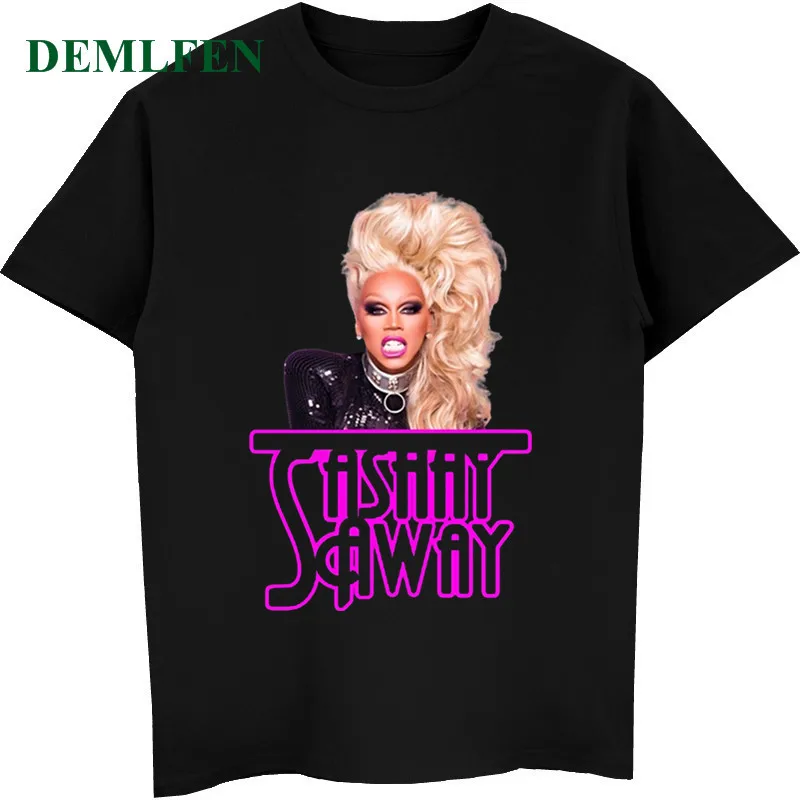 

New Rupaul T Shirt Men's Cotton O-neck Short Sleeve T-shirt Brand-clothing Summer Casual Male Hip Hop Tees Tops Streetwear