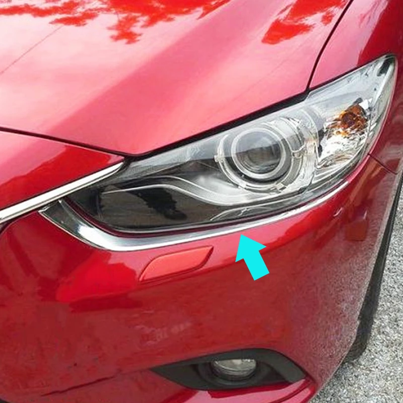 Хромированная противотуманная фара для хэтчбека Mazda 3 Axela BM 2014 2015 2016 накладка на