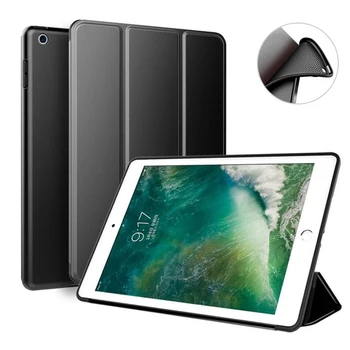 

cover for apple iPad mini 4 3 2 1 case thin tpu silicone soft red black blue smart case for iPad mini 4 sleeve