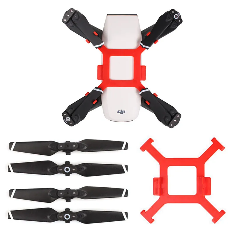 

2 Pairs 4730F Propellers Quick-release Foldable Props with 4730F Propeller Stabilizers Props Fixing Parts Holder for DJI SPARK