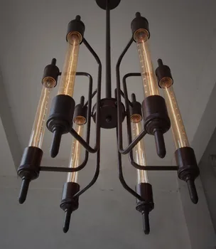 

Loft iron pendant light edison bulbs. nightclub industrial Steampunk metal punk lamp. Vintage retro deco Lighting Fixture