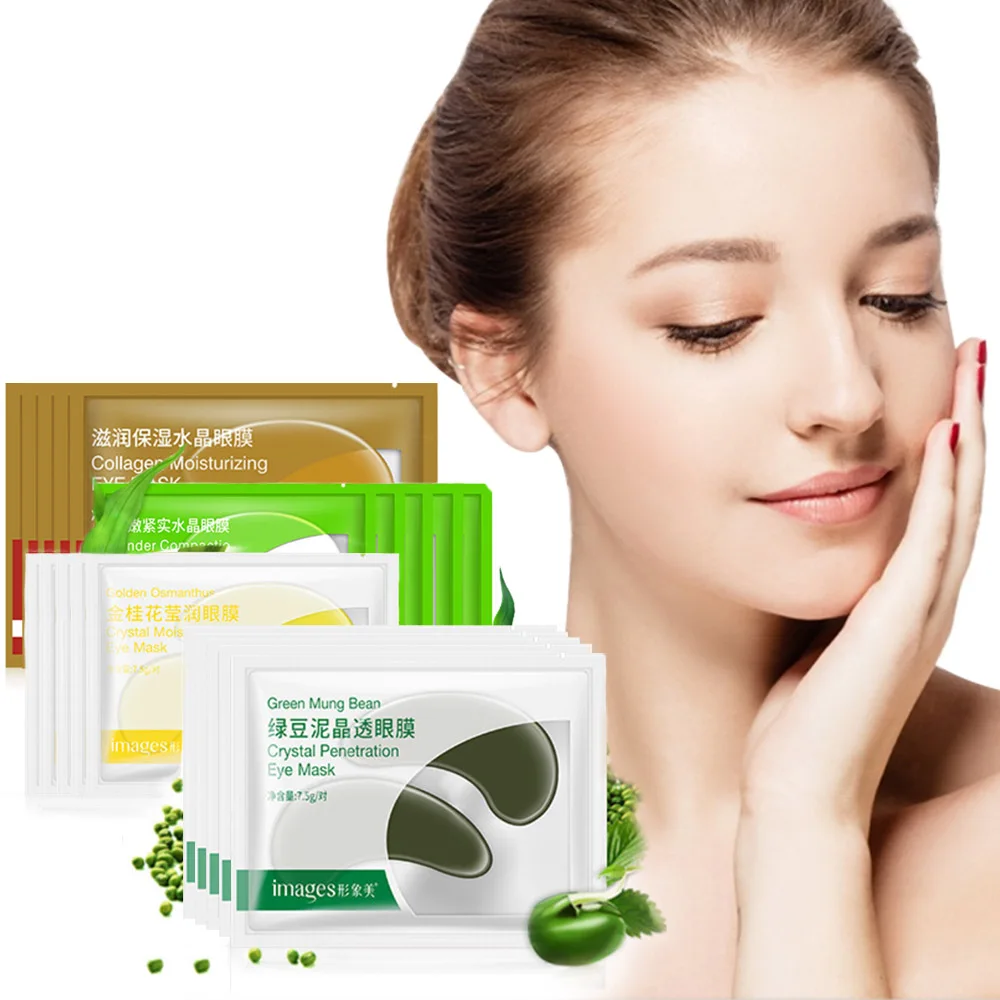 

Crystal Collagen Eye Mask Patch For Eye Anti-Wrinkle Anti Aging Remove Dark Circles Sleep Face Eye Skin Care Tool