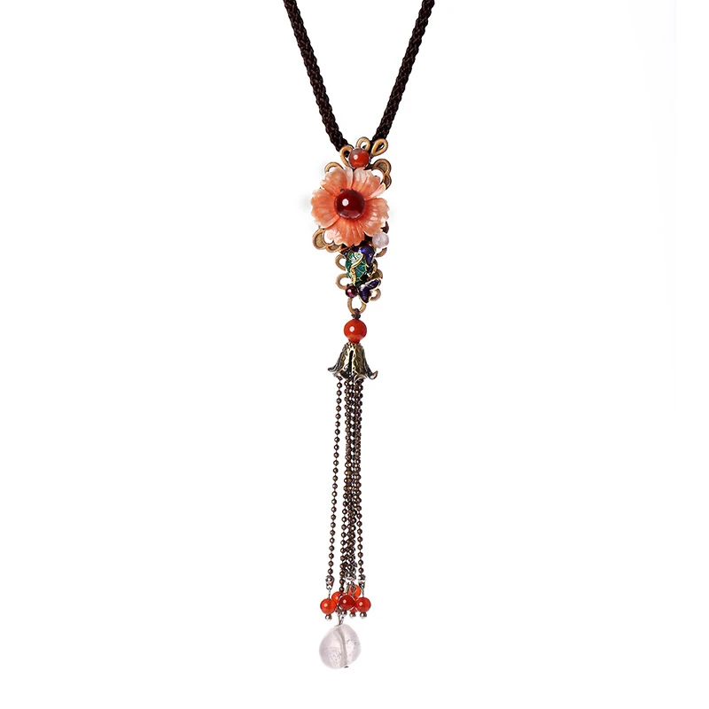 Chinese Style Handmade Accessories Necklaces & Pendants Natural Gift