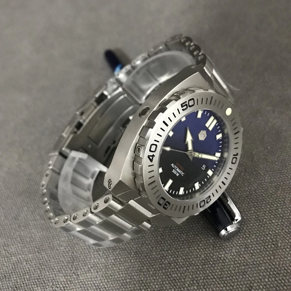 سان مارتن الرجال التلقائي الميكانيكية ووتش 500 m المياه المقاومة الياقوت زجاج الفولاذ المقاوم للصدأ الغوص ووتش كبيرة ريترو ساعة اليد سان مارتن الرجال التلقائي الميكانيكية ووتش 500 m المياه المقاومة الياقوت زجاج الفولاذ المقاوم للصدأ الغوص ووتش كبيرة ريترو ساعة اليد