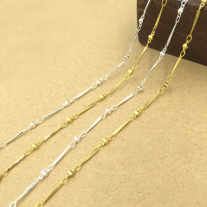 Blank Chain Link Chains Findings 1x11.5mm Charms Beads Handmade Brass