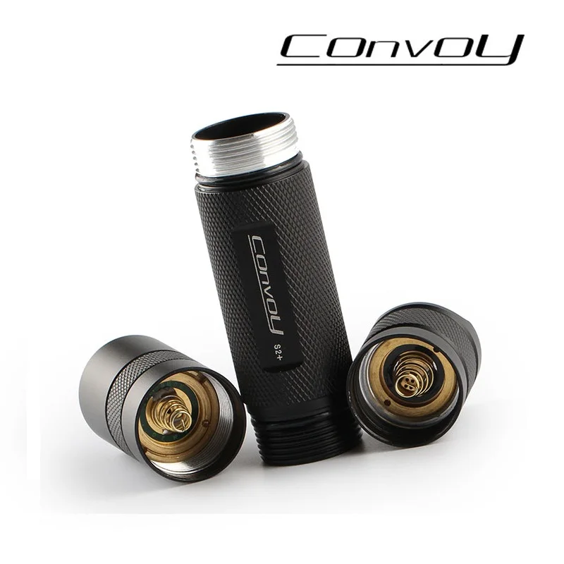 Convoy S2+ UV Led 365 нм УФ-фонарик ультрафиолетовый фонарик, Nichia 365UV в стороне для обнаружения флуоресцентных агентов-черный