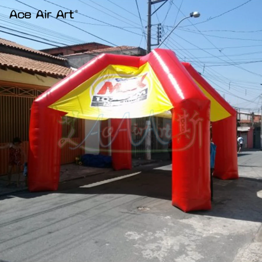  Newest designed 4 legs spider tent inflatable gathering party stationstands spider dome with covers