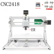 CNC 2418 ER GRBL control Diy CNC machine working area 24x18x4 5cm 3Axis pcb pvc Milling