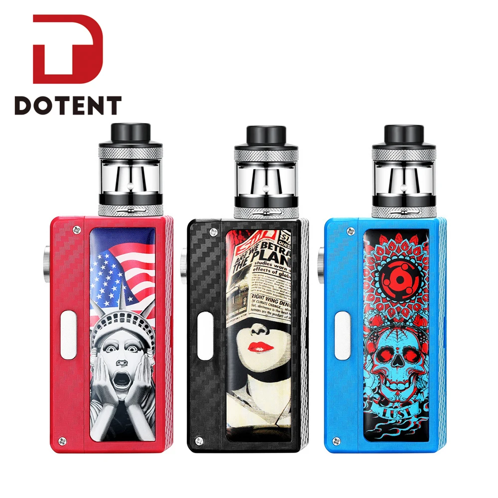 

New DOTENT Charm Night Mechanical Mod Kit 2ml Atomizer 510 Thread 18650 Battery Electronic Cigarette Starter Kit Mech Mod Vape