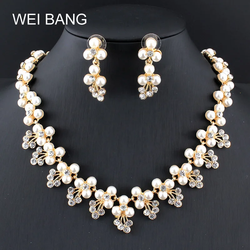 Набор свадебных украшений золотистого/серебристого цвета стразы|bridal jewelry sets