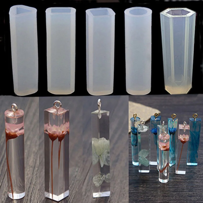 

Jewelry Making Tool Non Toxic Cake Decor Embossing Necklace Pendant Flip Sugar Crystal Epoxy Resin Molds Food Grade Silicone