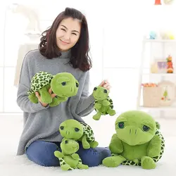 Новый 20 см зеленый большой Средства ухода для век черепаха плюшевые игрушки животные Черепаха ребенка подарок на день рождения куклу