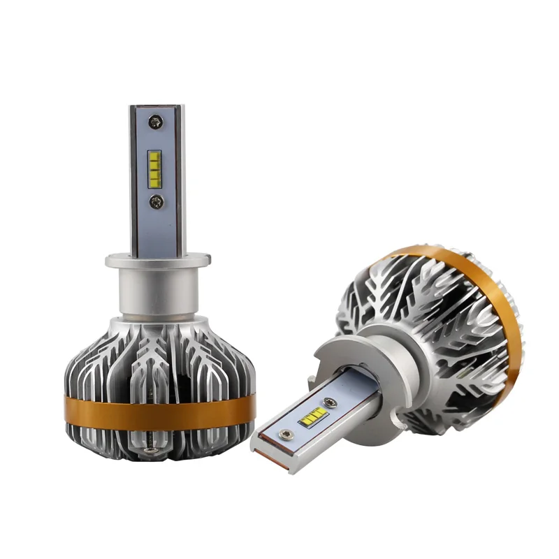 

1 Set Z7 H3 50W 6000LM LED Headlight Headlamp Bulb 12/24V Automobile ZES Chips With Canbus Decoder Fix Error Message Flash Blink