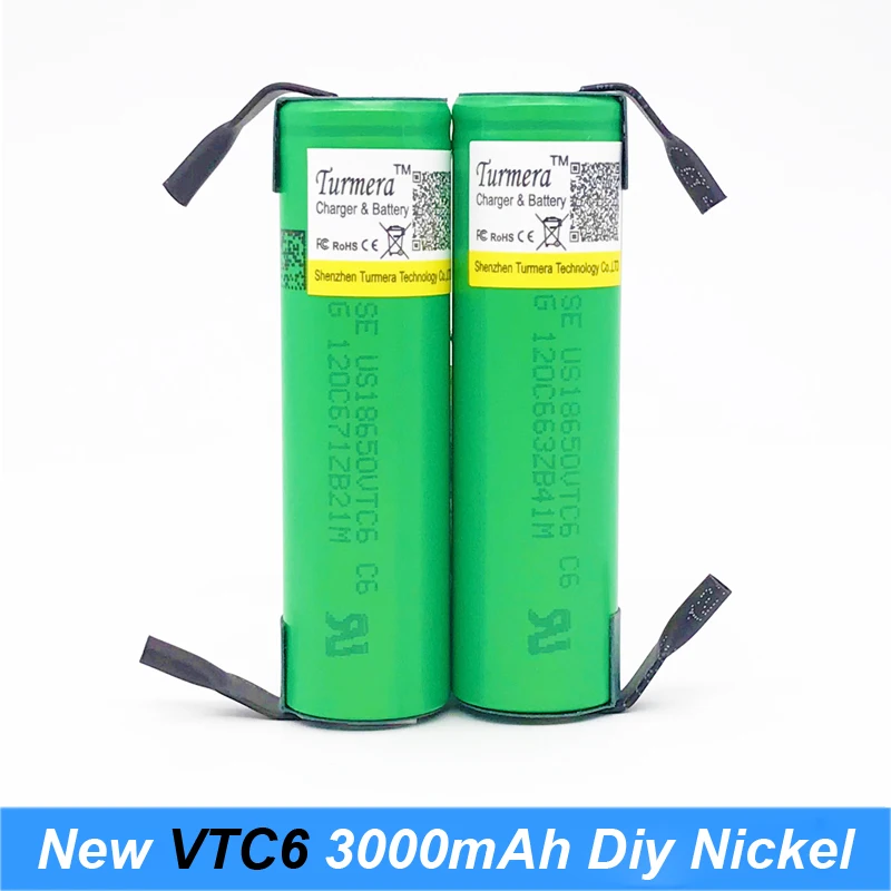 Aliexpress.com : Buy Turmera VTC6 3.7V 3000mAh 18650 Li