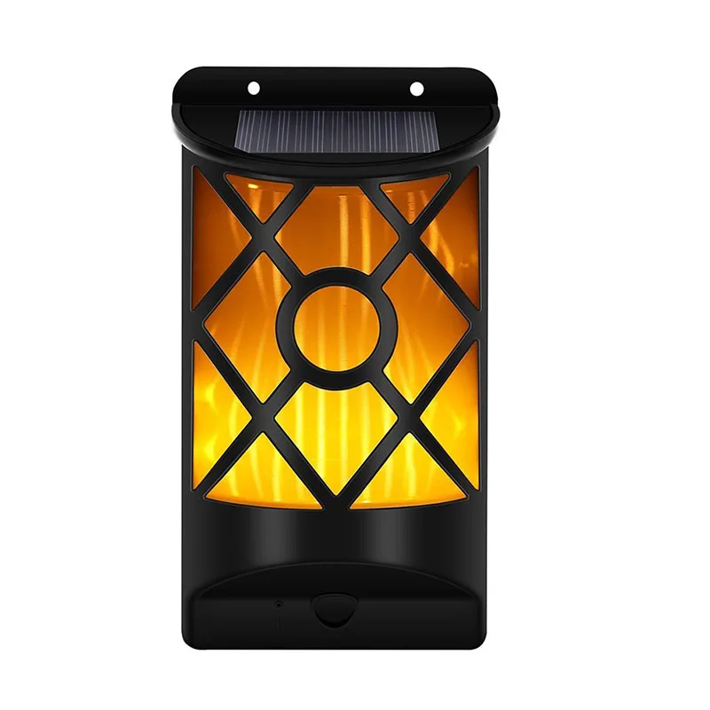 

POTENCO 66 LED 2835 Solar Flame Lamp Path Dancing Outdoor Lighting Light-Control Solar Panel Wall Lights Waterproof Garden Light
