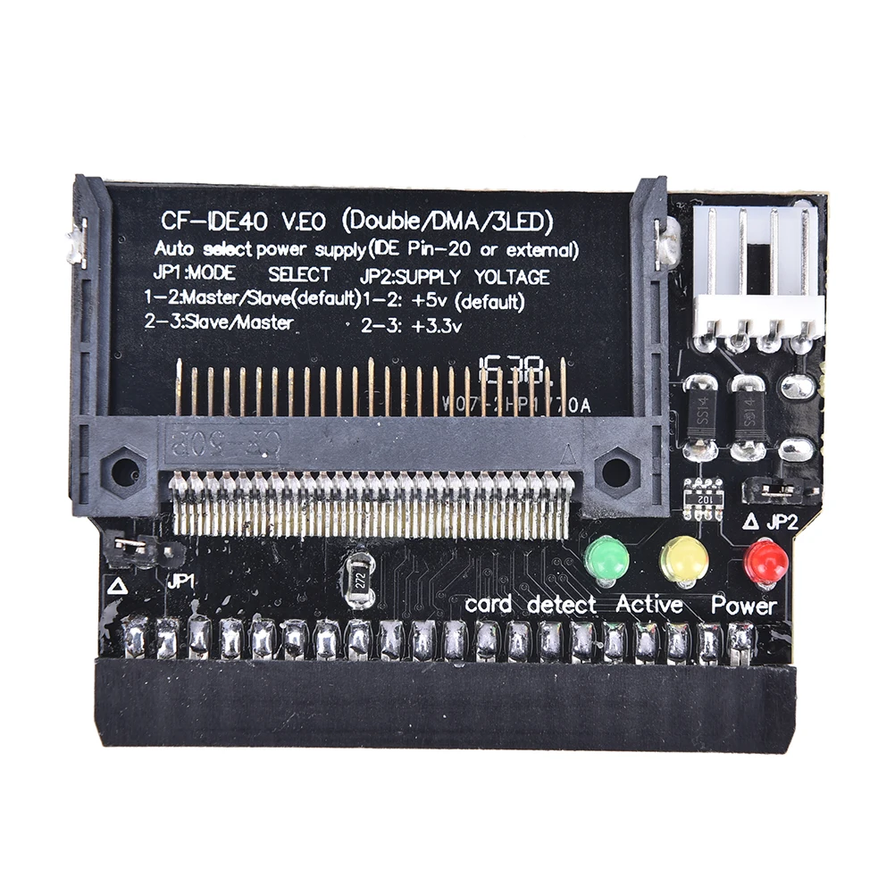 

New 40 Pin IDE Bootable Adapter CF to IDE Adapter Compact Flash CF to 3.5 Female Converter Card