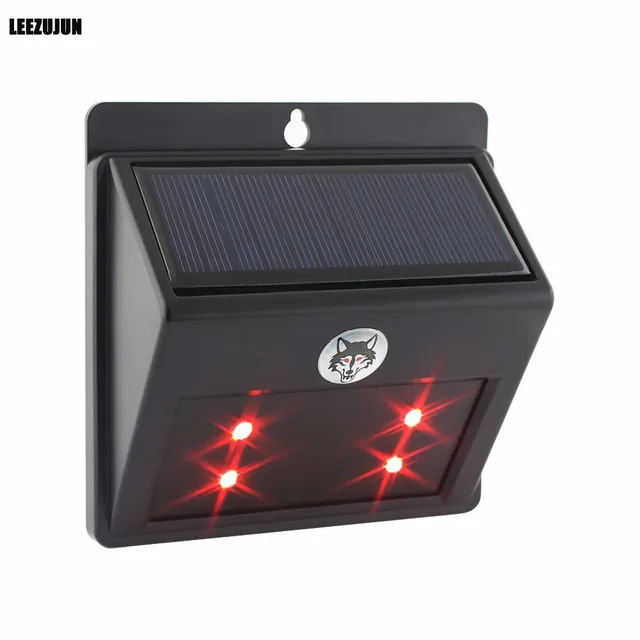 Us 2224 11 Offsolar Powered Predator Deterrent Led Light Scares Deer Away Nocturnal Pest Animal Repellent Chicken Coop Accessories In Repellents