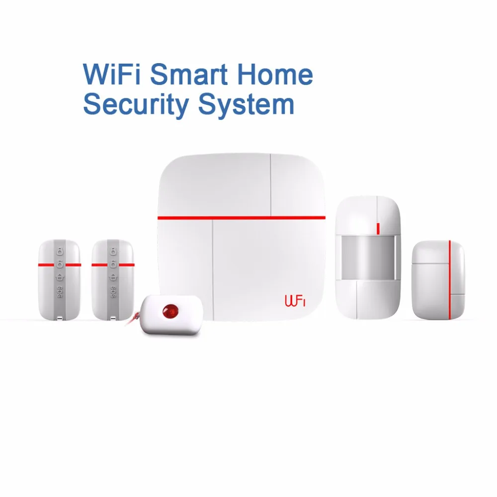 Wireless Wifi Alarm System APP Control House Security Systemssystem
