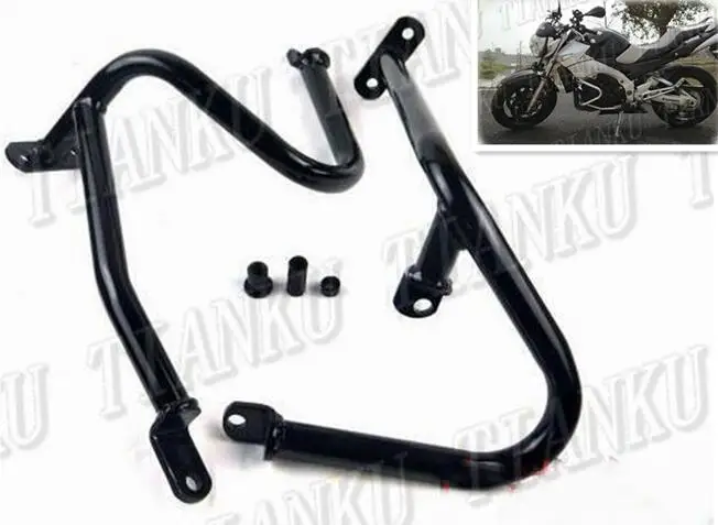 

Black Motorcycle Metal Engine Guard Crash Bar For Suzuki GSR 400 Gsr600