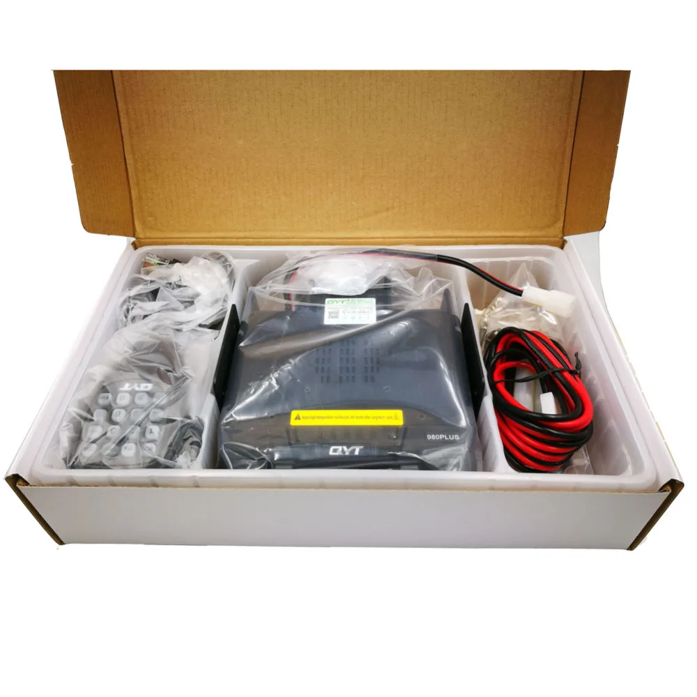 Plus Alta Poderosa 75 w Vhf - 55 Uhf Banda Dupla Quad Standby Kt-980plus Função Dtmf Móvel Walkie Talkie Qyt Kt-980 6 Cheap Walkie-talkie
