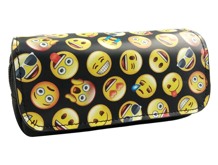 

Cute Emoji Smile Face Kawaii Boys Girls Cartoon Pencil Case Bag School Pouches Children Pen Bag Kids Purse Wallet