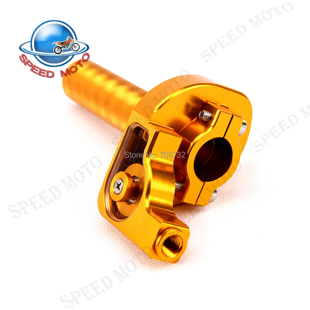 CNC Aluminum Throttle Grip Quick Twist Gas throttle Settle fit KAYO
