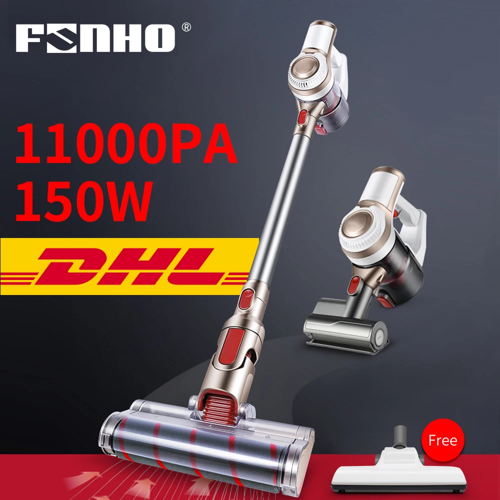 

FUNHO 11000Pa Lightweight Cordless Vacuum Cleaner Battery Rechargeable Detachable Bagless Handheld Vacuum
