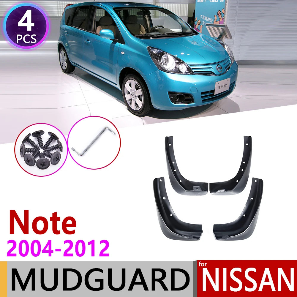 

for Nissan Note 2004~2012 E11 Mudflap Fender Mud Flaps Guard Splash Flap Mudguard Accessories 2005 2006 2007 2008 2009 2010 2011