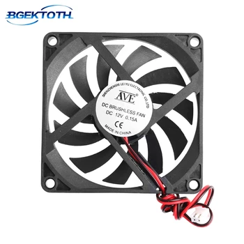 

Hot Selling 12V 2-Pin 80x80x10mm PC Computer CPU System Heatsink Brushless Cooling Fan 8010 Feb6
