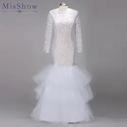 Элегантное белое свадебное платье цвета слоновой кости, 2019 длинное кружевное свадебное платье без рукавов, фатиновое свадебное платье