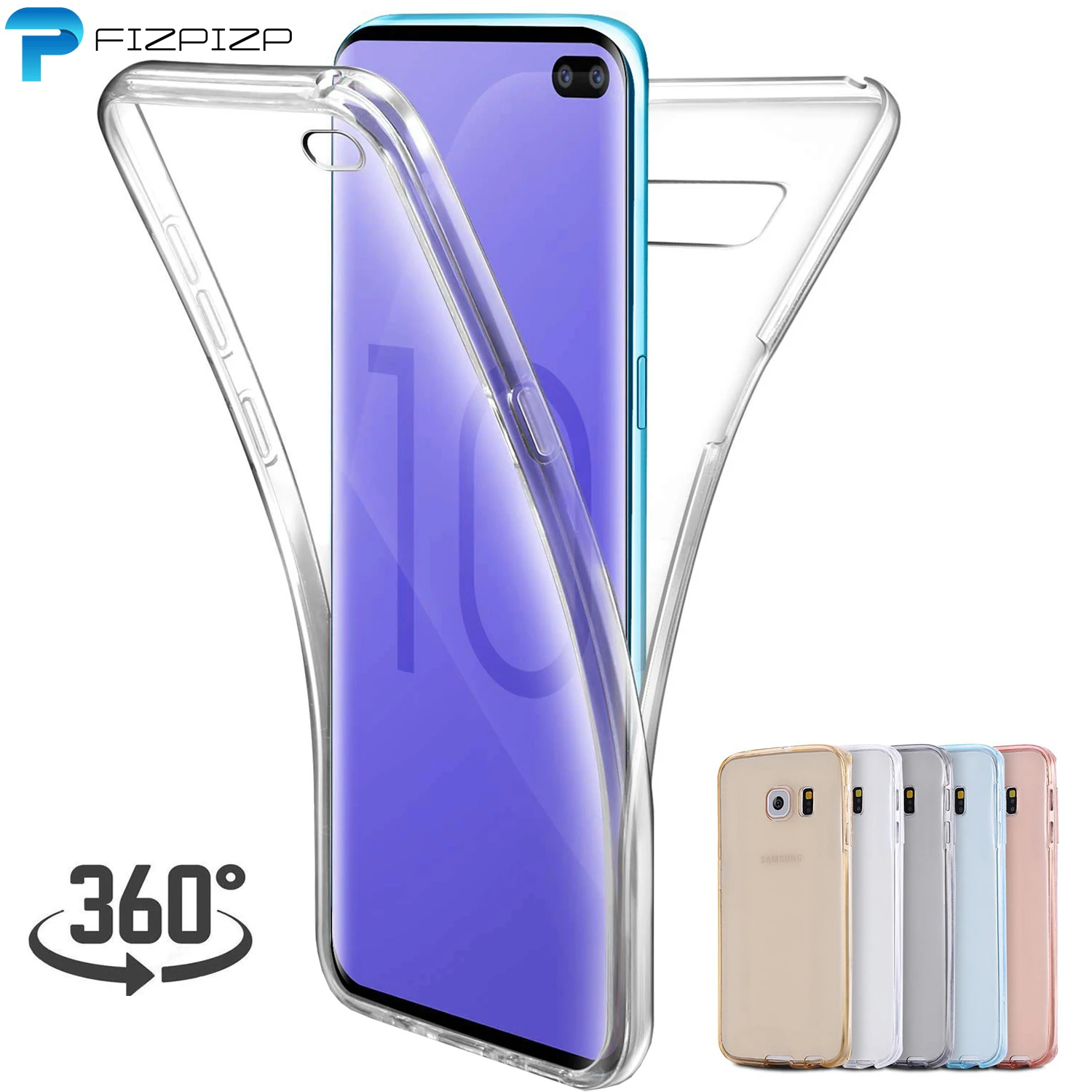 

360 Degree Full TPU Case for Samsung Galaxy S8 S9 Plus S7 S6 edge S5 Note 5 8 9 A3 A5 A7 2017 A6 A8 J4 J6 J8 2018 J2 PRO Cover