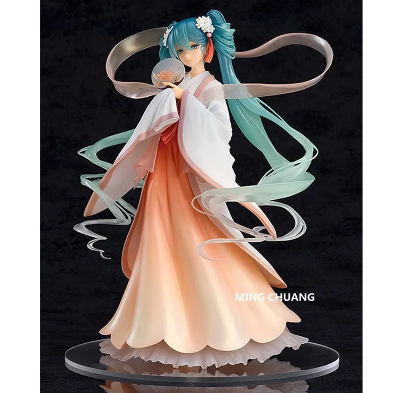 

22CM Anime Mid-Autumn Hatsune Miku Cute princess PVC Action Figure Collectible Model Toy D350