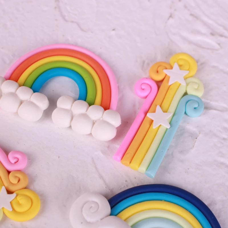 Облако кекс Радуга Kawaii Свадебные украшения для дня рождения детский душ Сделай