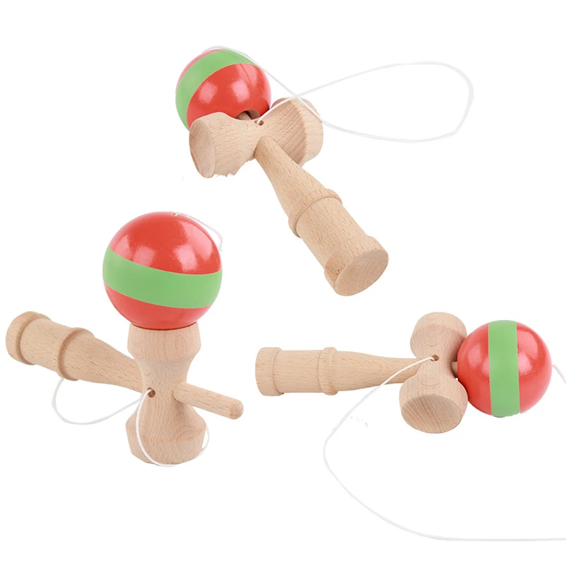 Профессиональные деревянные Kendama умелые Джамбо полосы Kendama стресс мяч на открытом воздухе жонглирование игры традиционные шары игрушки для подарков