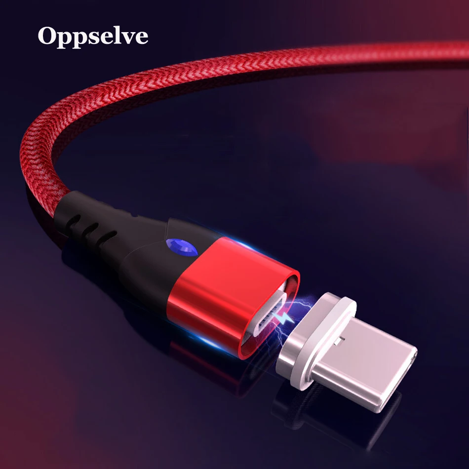 1 м 2 м Магнитный кабель Micro usb type C Быстрая зарядка Micro usb type-C Магнитный зарядный провод usb c для iphone X Xr Xs 11 USB кабель