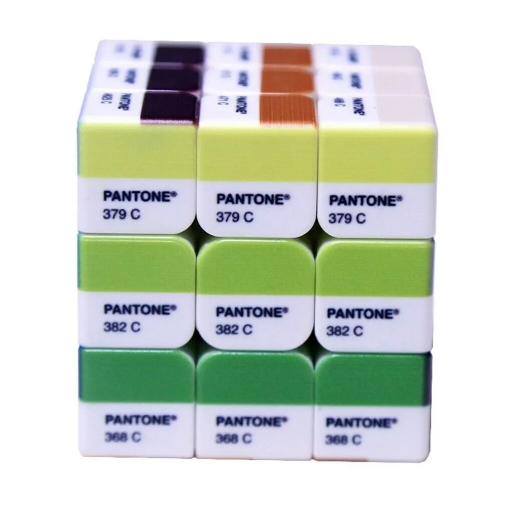 Скорость 3x3x3 Pantone цвет дизайн Magic куб IQ игры Твист Головоломка для игрушка для детей и взрослых фантазии кубический Логические 56 мм коллекция