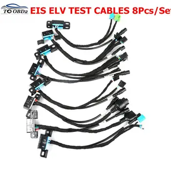 

EIS ELV Test Wires Eight pcs/set ELV Detection Key Cables Works Together with VVDI MB BGA TOOL and CGDI MB Prog 8 CABLES EIS/ELV