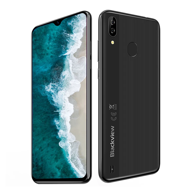 Blackview A60 Pro смартфон MTK6761 четырехъядерный Android 9,0 4080 мАч мобильный телефон 3 ГБ+ 16 Гб экран с каплями воды лицо ID 4G мобильный телефон