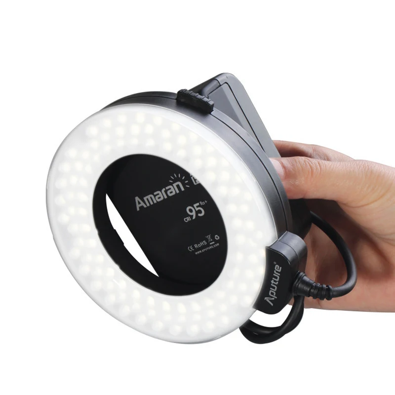 Aputure Amaran Halo AL H100 Macro Ring Flash СВЕТОДИОДНЫЙ свет AF Автофокус помощь CRI 95 + для Canon Nikon