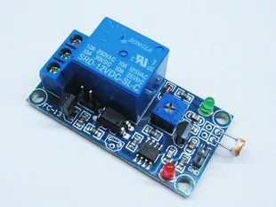 

Optical switch with 12V photosensitive resistance relay module light detection switch light sensor