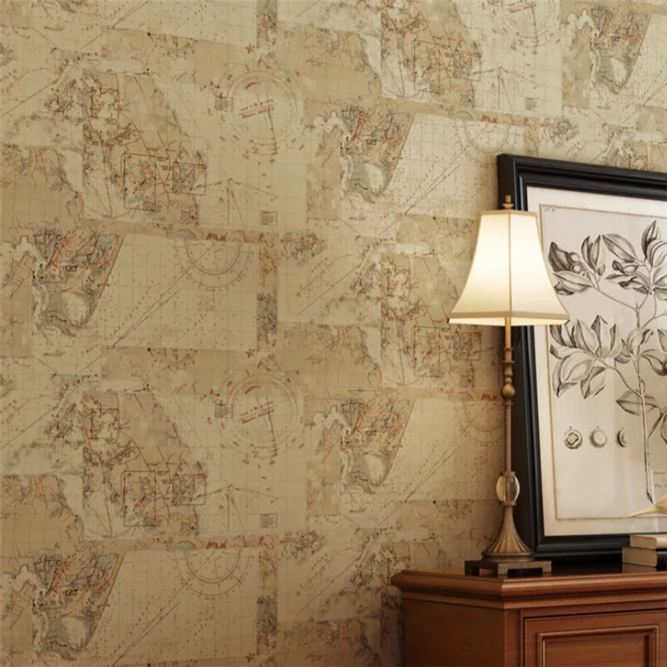 3d Marittimo Mappa Del Mondo Carta Da Parati Americano