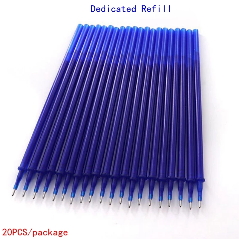 3/6 шт/набор стираемая ручка 0,5 мм синие Черные чернила Kawaii Шариковая ручка для Shool канцелярские принадлежности для экзамена стираемые ручки канцелярские