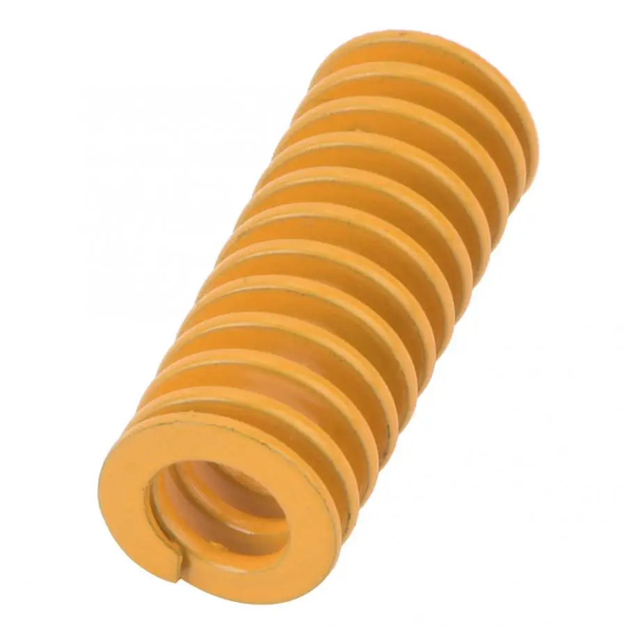 2 шт OD 10 мм ID 5 мм Высокая точность сталь желтый меньше для легких нагрузок прессформы штамповки пружины резорты компрессионная пружинная тяга
