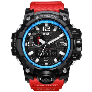 

Fashion Sport watch Super Cool Men's Quartz Digital Watch Men Sports Watches Luxury Brand LED Military Waterproof Wristwatches