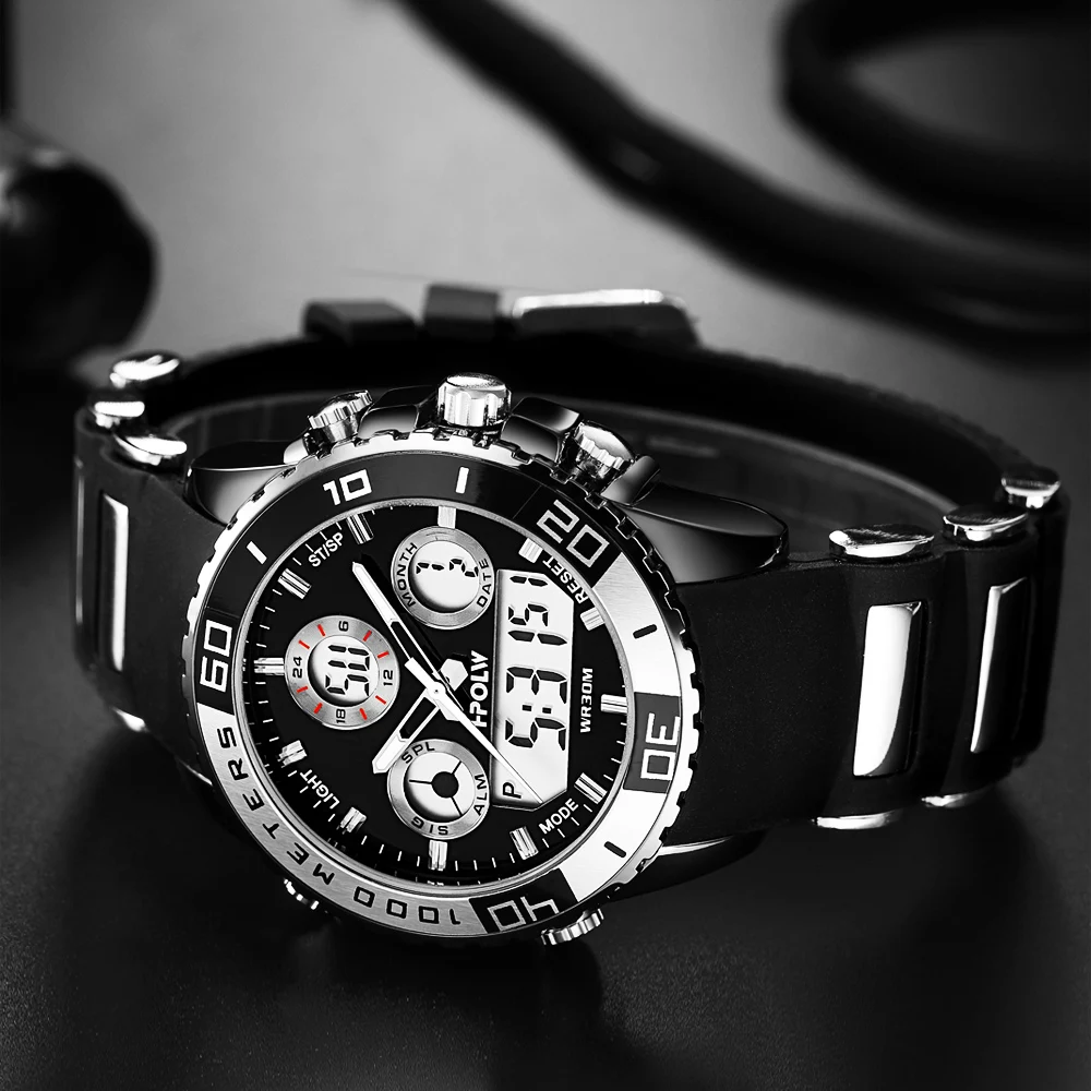 Relogio Masculino Sport Watch Men Waterproof Military Luxury Brand Male Wrist Watch Digital Electro
